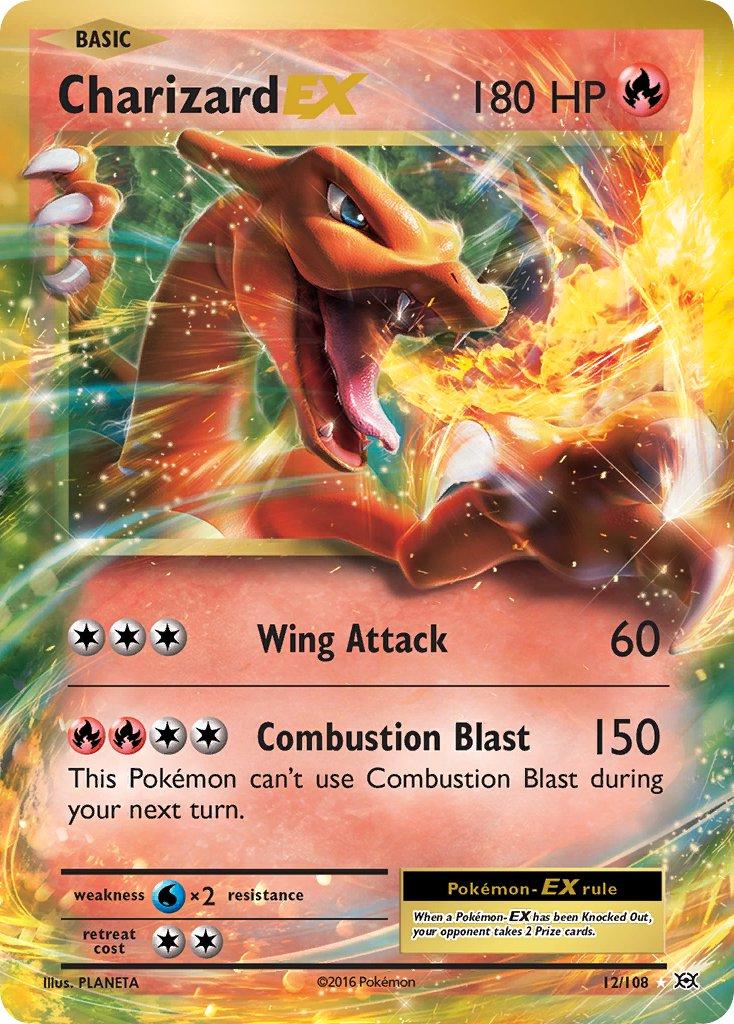 Pokemon - Charizard-EX (12/108) - XY Evolutions - Holo