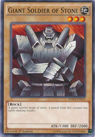 Yu-Gi-Oh! - Giant Soldier of Stone (SDMY-EN019) - Structure Deck: Yugi Muto - 1st Edition - Common