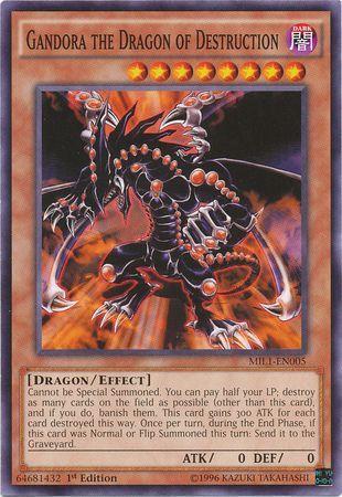 YU-GI-OH! - Gandora The Dragon of Destruction (MIL1-EN005) - Millennium Pack 1 - 1st Edition - Common
