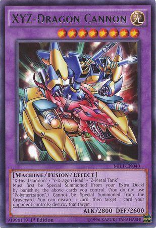 Yu-Gi-Oh!! - XYZ-Dragon Cannon (MIL1-EN040) - Millennium Pack 1 - 1st Edition - Rare