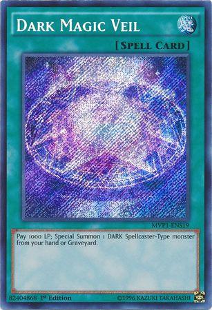YU-GI-OH! Dark Magic Veil - MVP1-ENS19 - Secret Rare - 1st Edition - - Collectible - Secret Rare - Parallel - 57 Cards