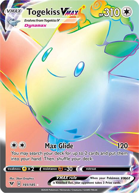 Togekiss VMAX - 191/185 - Secret Rare - Sword & Shield: Vivid Voltage