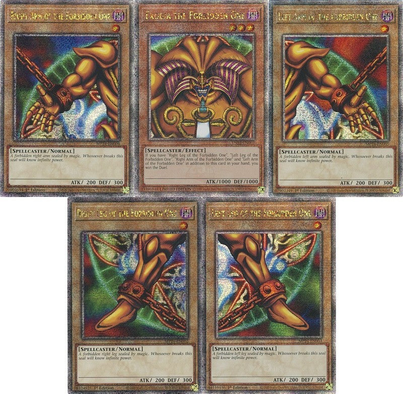 Quarter Century Rare Exodia Set