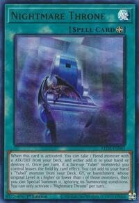 YU-GI-OH! Nightmare Throne - Ultra Rare - 1st Edition