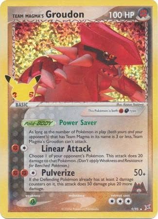 Team Magma's Groudon Celebrations Classic Collection