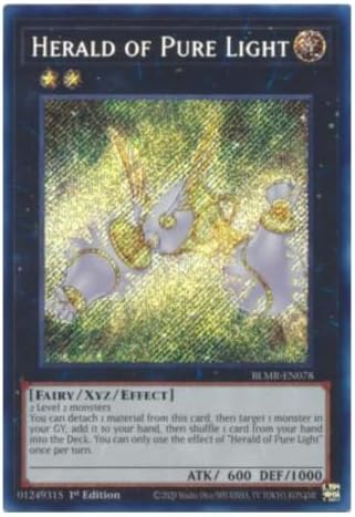 Herald of Pure Light - BLMR-EN078 - Secret Rare - Battle of Legends Monstrous Revenge - 1st Edition