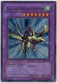 Yu-Gi-Oh! - Gaia the Dragon Champion (LOB-125) - Legend of Blue Eyes White Dragon - Unlimited Edition - Secret Rare by Yu-Gi-Oh!