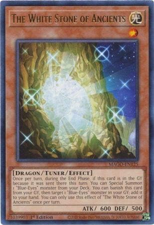 The White Stone of Ancients - MAGO-EN125 - Gold Rare - 1st Edition