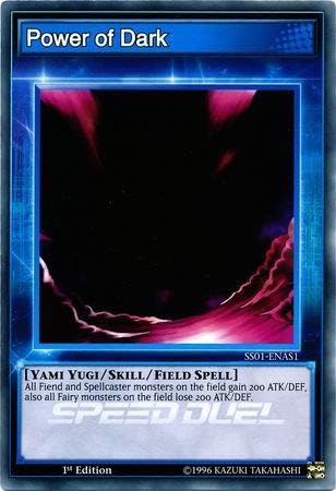 Yu-Gi-Oh! - Power of Dark - SS01-ENAS1 - Common - 1st Edition - Speed Duel Decks - Destiny Masters