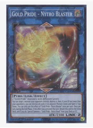 Gold Pride - Nitro Blaster - PHHY-EN090 - Super Rare Yugioh