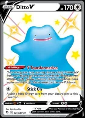 Pokemon - Ditto V SV118/SV122 - Shiny Fates - Shiny Vault