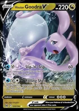 Pokemon - Hisuian Goodra V 135/196 - Lost Origin - Ultra Rare Card