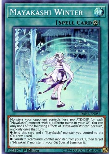 x3 Mayakashi Winter - DANE-EN057 - Super Rare - 1st Edition