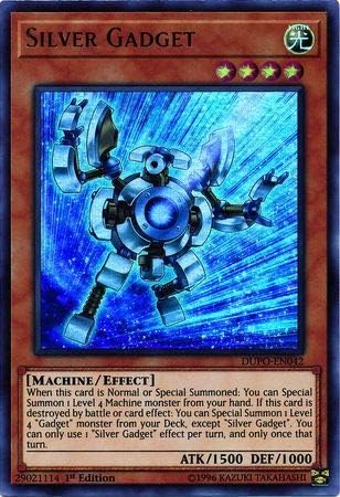 Yu-Gi-Oh! - Silver Gadget - DUPO-EN042 - Ultra Rare - 1st Edition - Duel Power