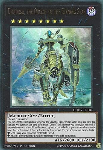 YU-GI-OH! Dingirsu, The Orcust of The Evening Star - DUOV-EN084 - Ultra Rare - 1st Edition - - 1 Piece