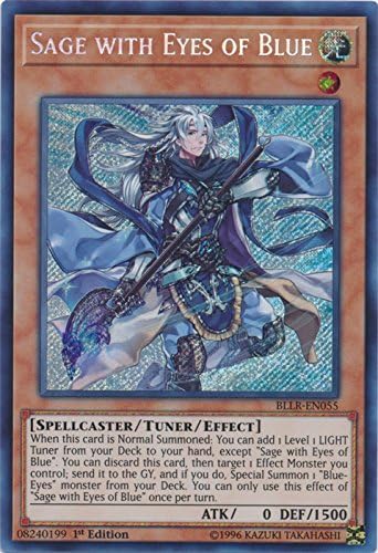 Sage with Eyes of Blue - BLLR-EN055 - Secret Rare - 1st Edition - Battles of Legend: Light's Revenge (1st Edition)