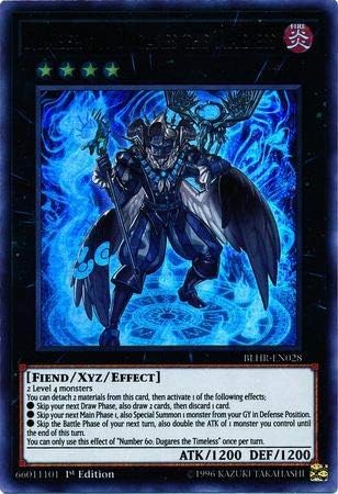 Yu-Gi-Oh! - Number 60: Dugares The Timeless - BLHR-EN028 - Ultra Rare - 1st Edition