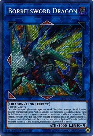 Yu-Gi-Oh! - Borrelsword Dragon - BLHR-EN071 - Secret Rare - 1st Edition - Battles of Legend: Hero's Revenge