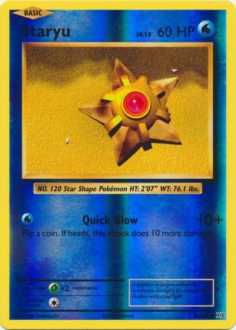 Pokemon - Staryu (30/108) - XY Evolutions - Reverse Holo - Collectible Card