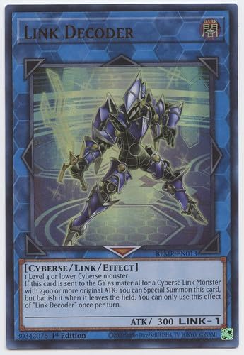Link Decoder - BLMR-EN013 - Ultra Rare - 1st Edition