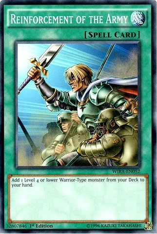 Yu-Gi-Oh! - Reinforcement of the Army - WIRA-EN052 - Common - 1st Edition (WIRA-EN052) - Wing Raiders - 1st Edition - Common by Yu-Gi-Oh!
