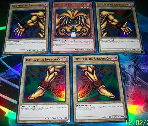 Yu-Gi-Oh Exodia Set - All 5 Pieces - Ultra Rare YGLD - 2020