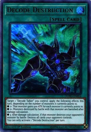 Yu-Gi-Oh! - Decode Destruction - DUPO-EN016 - Ultra Rare - 1st Edition - Duel Power