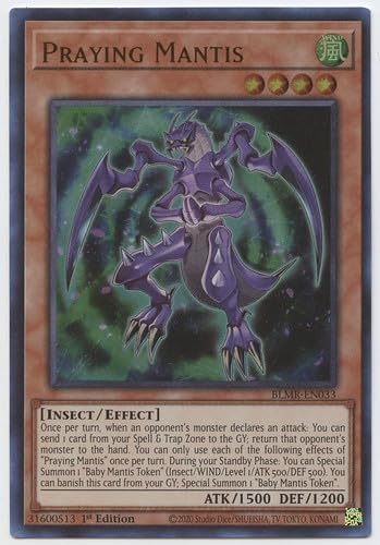YU-GI-OH! Praying Mantis - BLMR-EN033 - Ultra Rare - 1st Edition - 1 Card