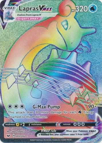 Lapras VMAX - 203/202 - Secret Rare