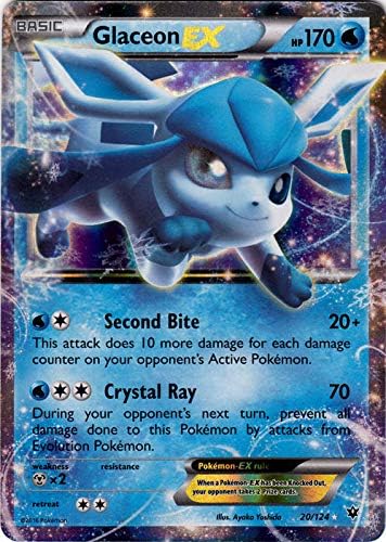 Pokemon - Glaceon-EX (20/124) - XY Fates Collide - Holo