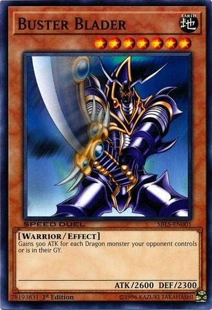Yu-Gi-Oh! - Buster Blader - SBLS-EN001 - Common - 1st Edition - Speed Duel Decks - Arena of Lost Souls