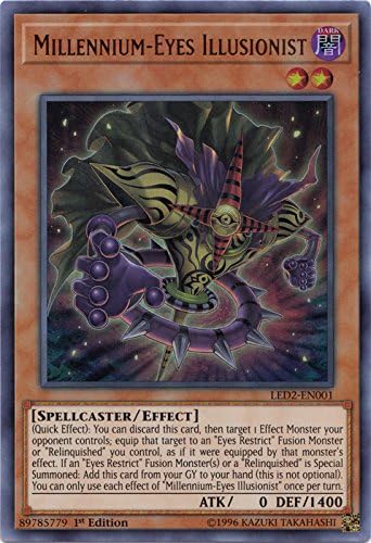 Millennium-Eyes Illusionist - LED2-EN001 - Ultra Rare - 1st Edition - Legendary Duelists: Ancient Millennium (1st Edition)