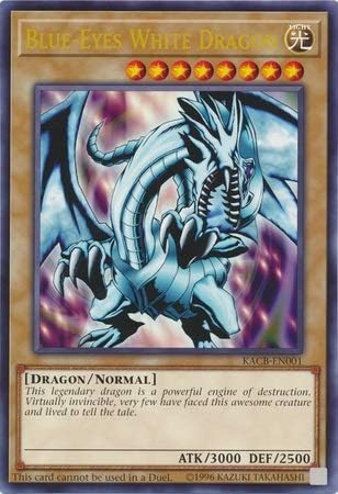 Yu-Gi-Oh! Singles - Blue-Eyes White Dragon - KACB-EN001 - Ultra Rare