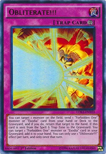 Yu-Gi-Oh! - Obliterate!!! (LDK2-ENY03) - Legendary Decks II - 1st Edition - Ultra Rare