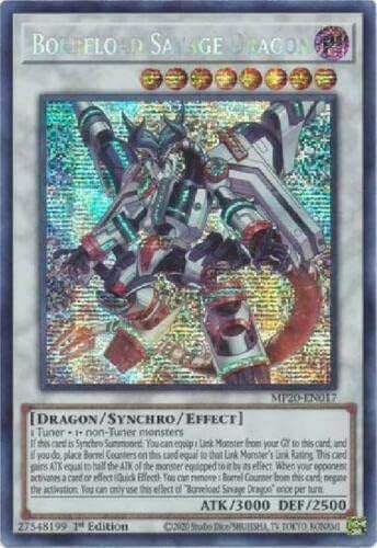 Borreload Savage Dragon MP20-EN017 Prismatic Secret Rare 1st - YuGiOh