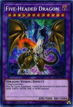 Yu-Gi-Oh! - Five-Headed Dragon - BLHR-EN000 - Secret Rare - 1st Edition - Battles of Legend: Hero's Revenge