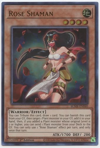 Rose Shaman - BLMR-EN040 - Ultra Rare - 1st Edition