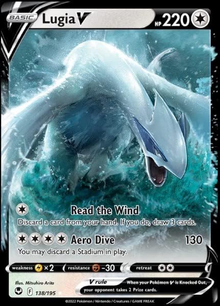 Pokemon Lugia V 138/195 - Silver Tempest - Ultra Rare Card - Holo Foil