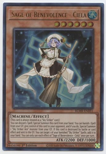 Sage of Benevolence - Ciela - BLMR-EN051 - Ultra Rare - 1st Edition