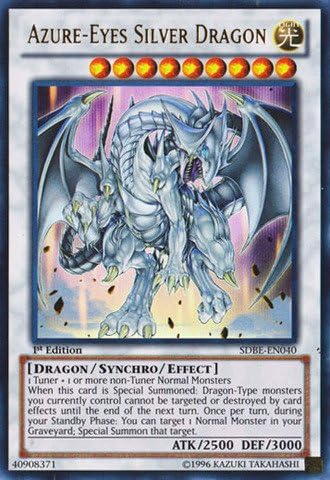 Yu-Gi-Oh! - Azure-Eyes Silver Dragon (SDBE-EN040)