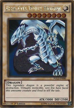 Yu-Gi-Oh! - Blue-Eyes White Dragon (PGL2-EN080) - Premium Gold: Return of the Bling - 1st Edition - Gold Rare by Yu-Gi-Oh!