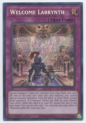 Welcome Labrynth - BLMR-EN102 - Secret Rare - 1st Edition
