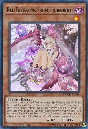 Yu-Gi-Oh! - Red Blossoms from Underroot - DUDE-EN006 - Ultra Rare - 1st Edition - Duel Devastator