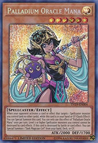 Yu-Gi-Oh! - Palladium Oracle Mana - TN19-EN004 - Prismatic Secret Rare - Limited Edition - 2019 Gold Sarcophagus Tin