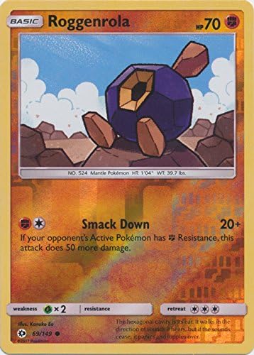 Roggenrola - 69/149 - Common - Reverse Holo - Pokemon Sun & Moon