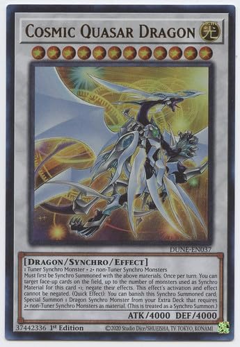 Cosmic Quasar Dragon - DUNE-EN037 - Ultra Rare - 1st Edition