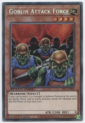 Goblin Attack Force - SBC1-ENI06 - Secret Rare - 1st Edition