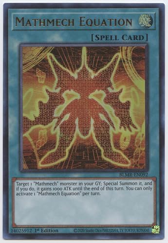 Mathmech Equation - BLMR-EN092 - Ultra Rare - 1st Edition