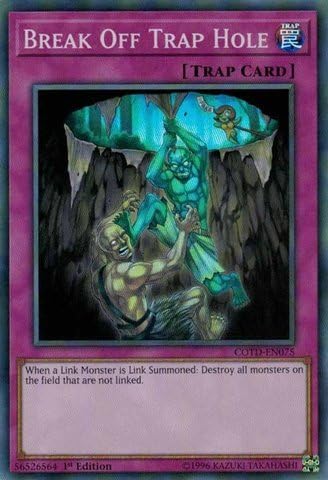 Break Off Trap Hole - COTD-EN075 - Super Rare - 1st Edition - Code of the Duelist (1st Edition)
