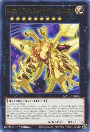 Number C107: Neo Galaxy-Eyes Tachyon Dragon - MAGO-EN063 - Gold Rare - 1st Edition